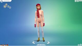 The Sims 4 Outfit of Nudist Teenage Girl