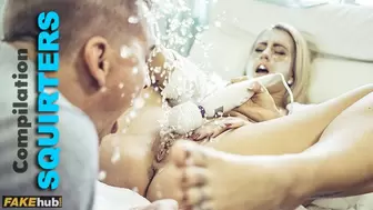 FAKEhub Sweet Squirting Babes Cover Men Faces in Twat Juice