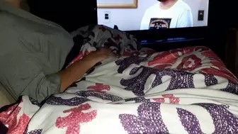 Step Mom gives Son a Hand-Job during Tape Night, Secretly with Family Around!