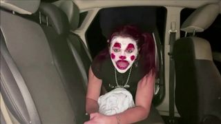 On The Hunt Halloween Edition Hooker Clown Gets Boned By Large Meat Ebony Dude
