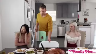 MyFamilyPies -"Sit you behind down with your tiny pecker and wait until we finish our dessert"