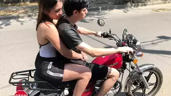 I TAKE MY STEPMOM HISPANIC TO COLOMBIA ON THE BIKE TO HAVE SEX AND SHE CHEATS ON MY STEPFATHER HORNY FAMILY PORN IN SPAIN