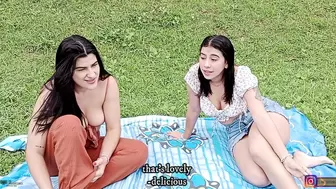 Large rear-end Hispanic lesbians take advantage of the cabin alone to suck their pussies and get rid of their horniness - Porn in