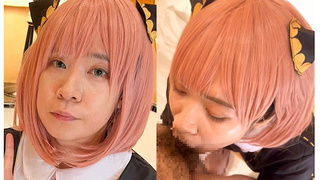 Anya japanese transgender Browjob after analsex, Clean daddy's dick♡ thai Cartoon femboy