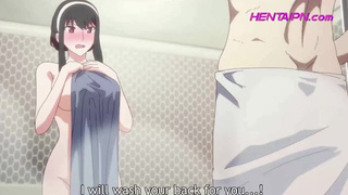 ▰ Busty Naked Sister Wants to Wash The Back of Stepbro ▱ CARTOON X Family