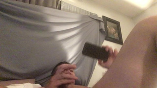 Stroking my rod watching family porn