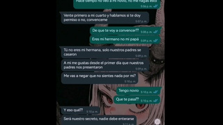Chat sweet con mi hermanastra pequeña no queria pero me la termino cogiendo doggy! Natasha Caseros